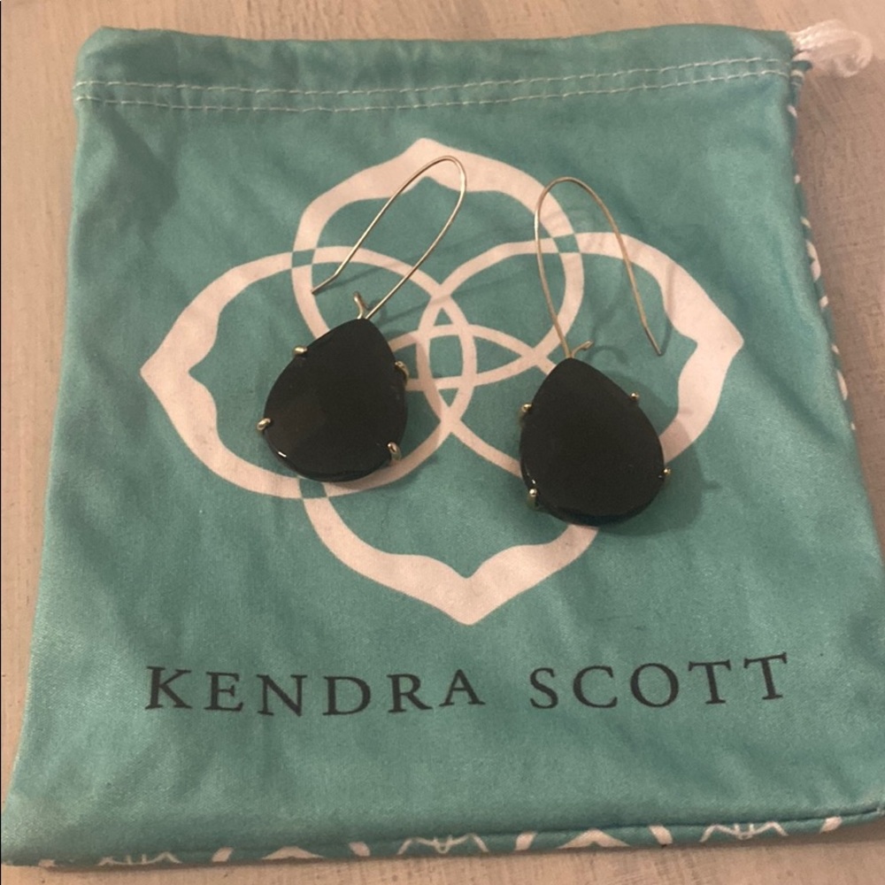 Kendra Scott Black drop earrings